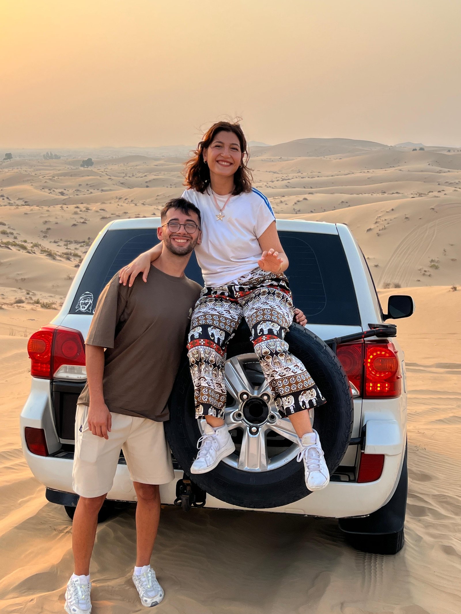 Land Cruiser dune bashing in Abu Dhabi