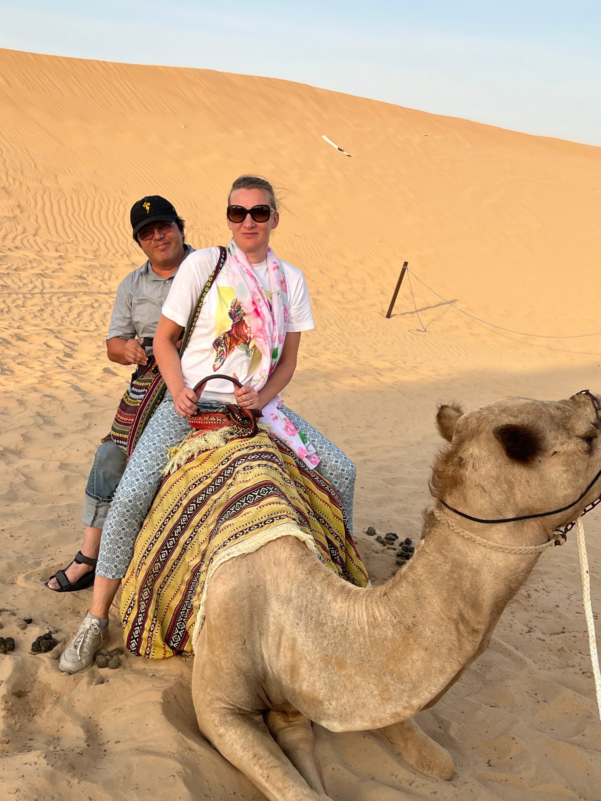 An exciting ATV adventure on the red dunes of Abu Dhabi's desert landscape